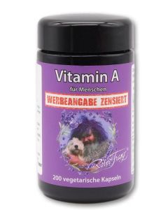 Vitamin A  – 200 Vegetarische Kapseln