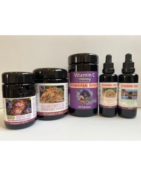 Roberts Kombi Paket Vitamin D3, Vitamin K2, BIO OPC 40, Vitamin C1000 und Magnesium