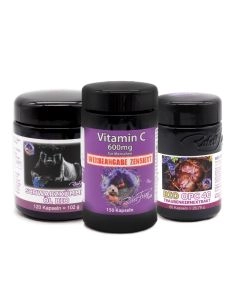Allergie Paket Robert Franz, Schwarzkümmelöl, OPC, Vitamin C 600