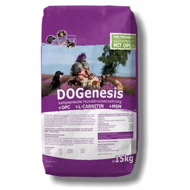 DOGenesis kaltgepresste Hundetrockennahrung, 15kg  - RF