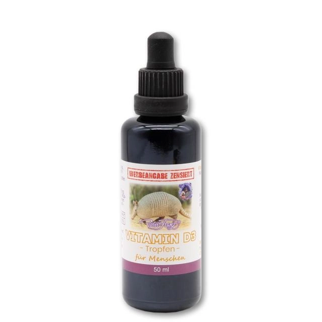 Vitamin D3 Tropfen, 50ml - 1700 Tropfen, natürlich - RF
