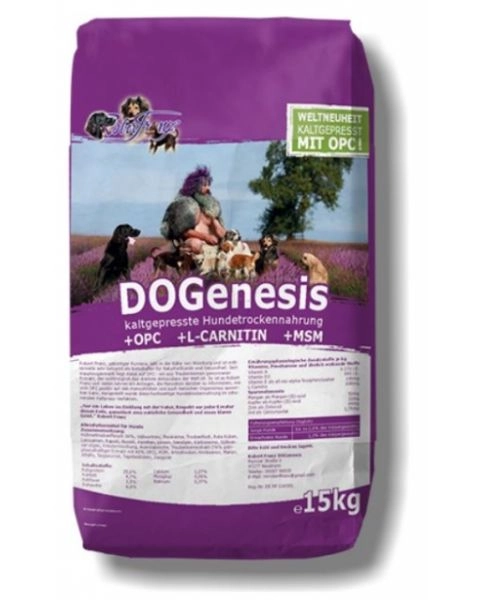 DOGenesis kaltgepresste Hundetrockennahrung, 15kg  - RF