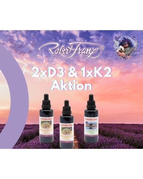 Paket Vitamin D3 Tropfen Set -  RF, 2 x  D3 und 1x K2 Tropfen