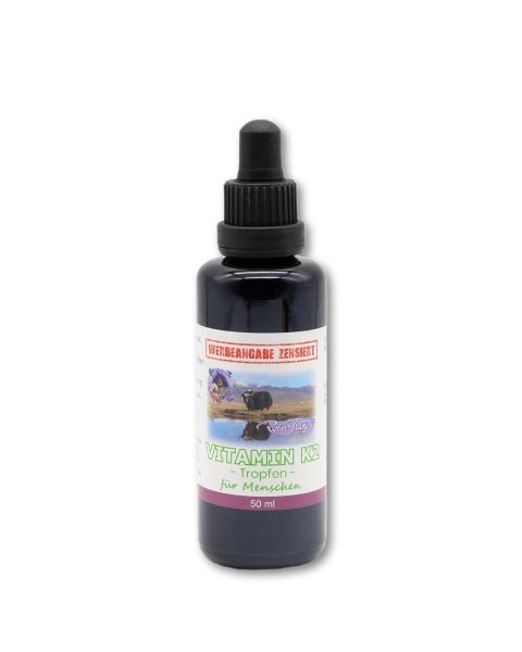 Vitamin K2 Tropfen, 50ml - 1700 Tropfen, natürlich - RF