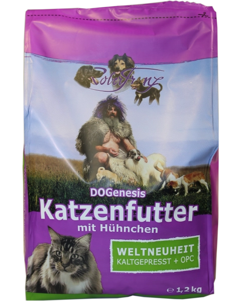 DOGenesis Katzenfutter mit Hühnchen, 1,2 Kg - RF / MHD 30.03.2026